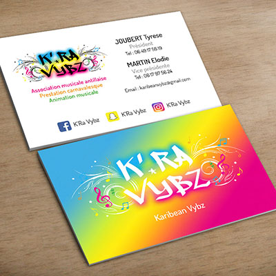 Carte de visite K'ra Vybz