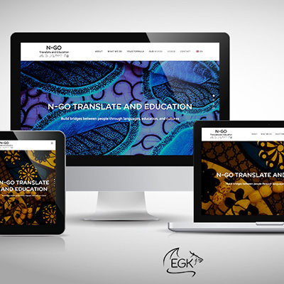 mockup web N-Go Translate & Education