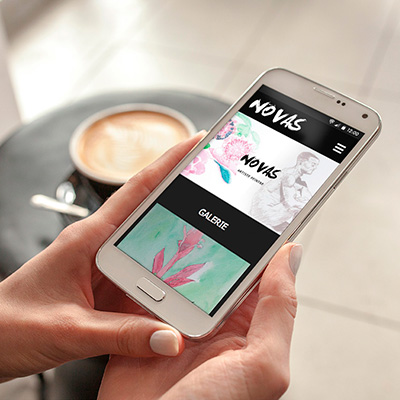 Mockup mobile Novas