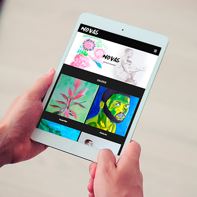 Mockup tablette Novas